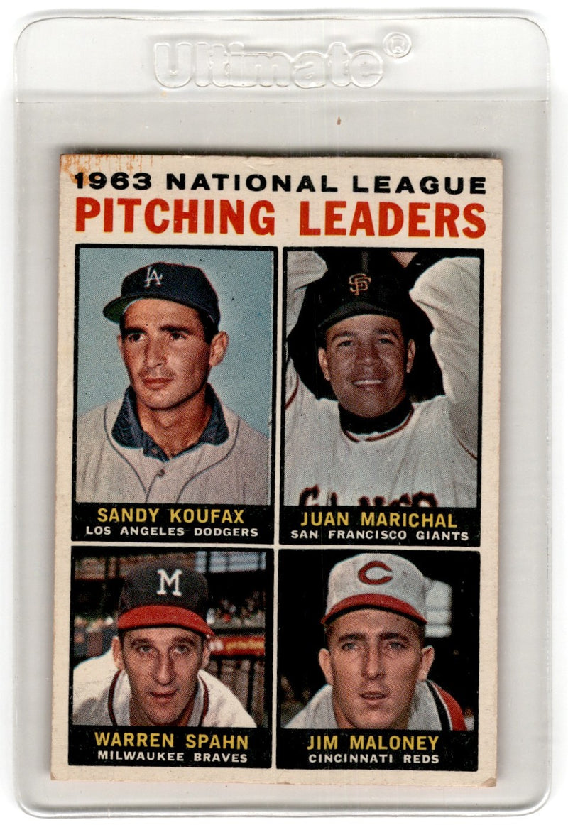 1964 Topps Sandy Kofax NL Leader