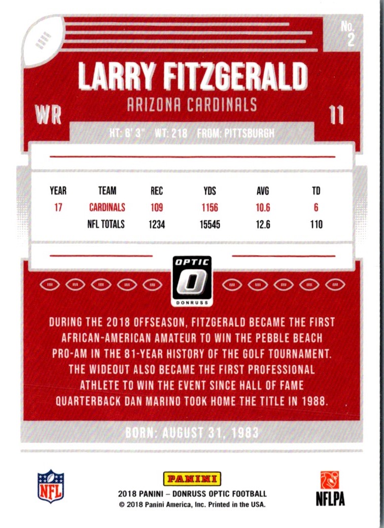 2017 Panini Larry Fitzgerald
