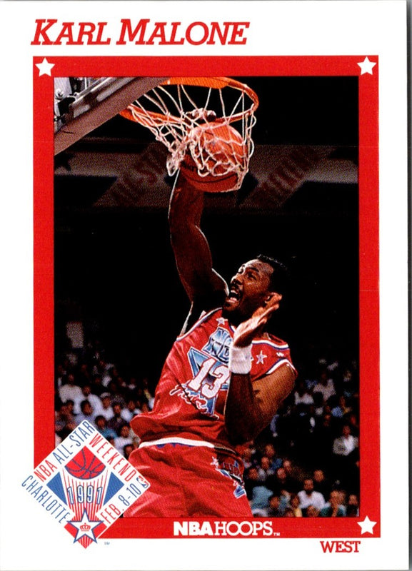 1991 Hoops Karl Malone #267