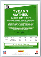 2020 Donruss Press Proofs Blue Tyrann Mathieu #4