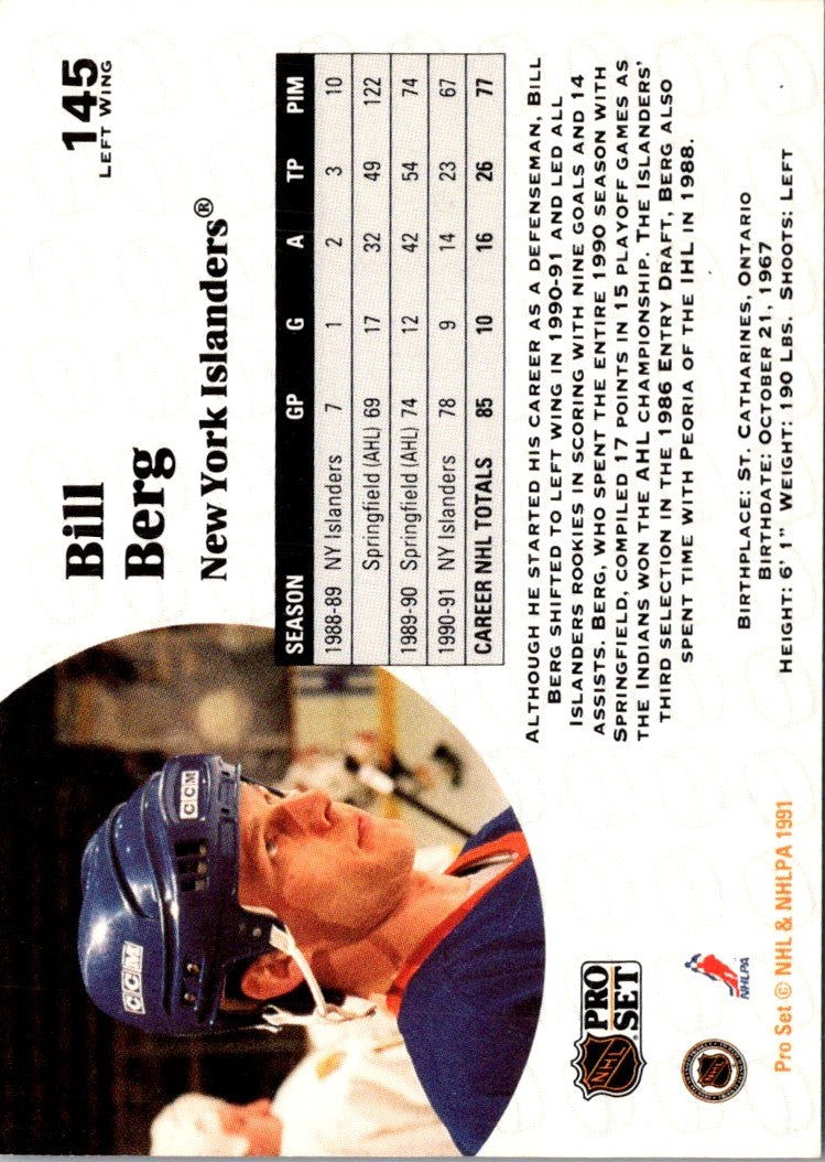 1991 Pro Set Bill Berg