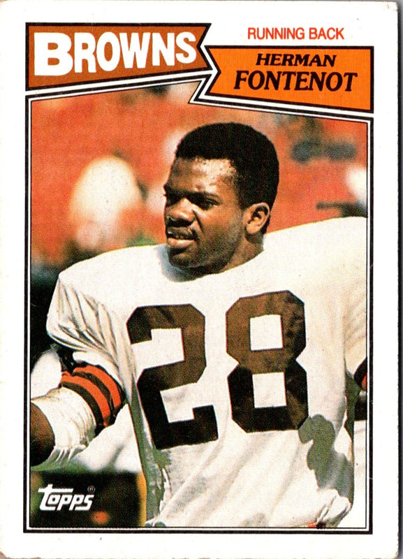 1987 Topps Herman Fontenot #83 Rookie