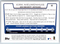 2012 Bowman Kirk Nieuwenhuis #41