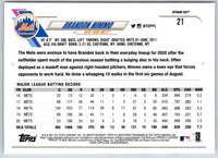 2021 Topps Opening Day Brandon Nimmo #21