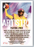 2016 SAGE HIT Artistry Paxton Lynch #ART15