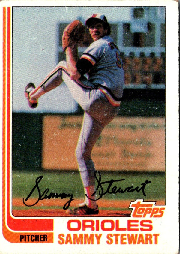 1982 Topps Sammy Stewart #679