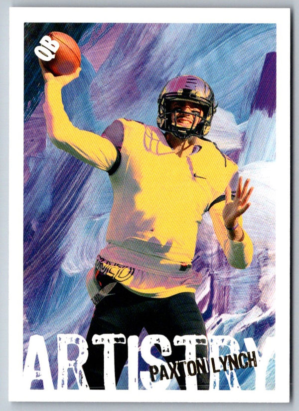 2016 SAGE HIT Artistry Paxton Lynch #ART15