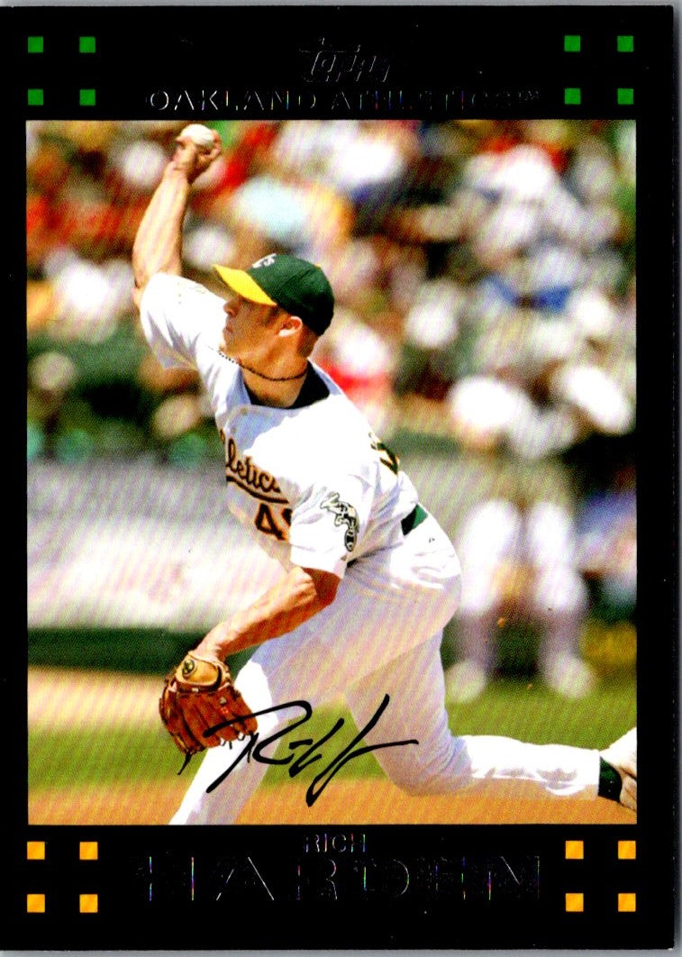 2007 Topps Updates & Highlights Rich Harden