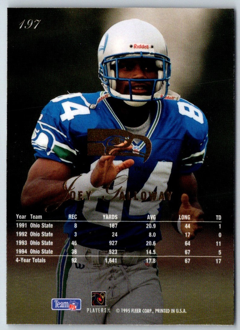 1995 Flair Joey Galloway