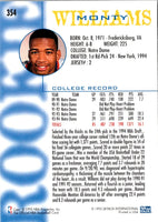 1994 Hoops Monty Williams #354 Rookie