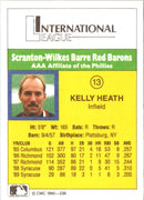 1990 CMC Scranton Red Barons Kelly Heath