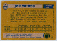 1982 Topps Joe Cribbs #26