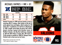 1991 Pro Set Michael Haynes #95