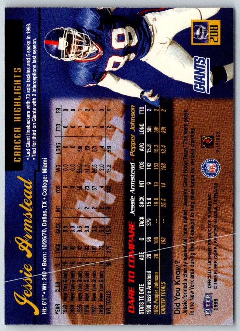 1999 Ultra Jessie Armstead