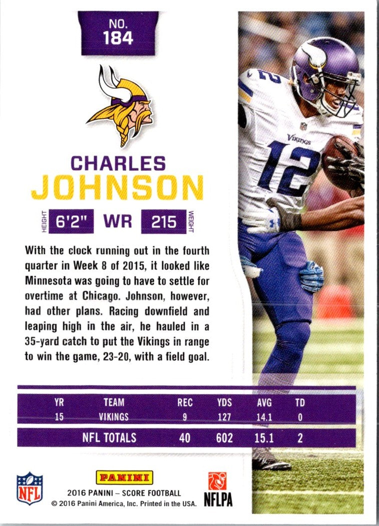 2016 Score Charles Johnson