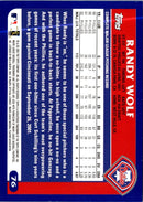 2003 Topps Randy Wolf