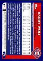 2003 Topps Randy Wolf #76