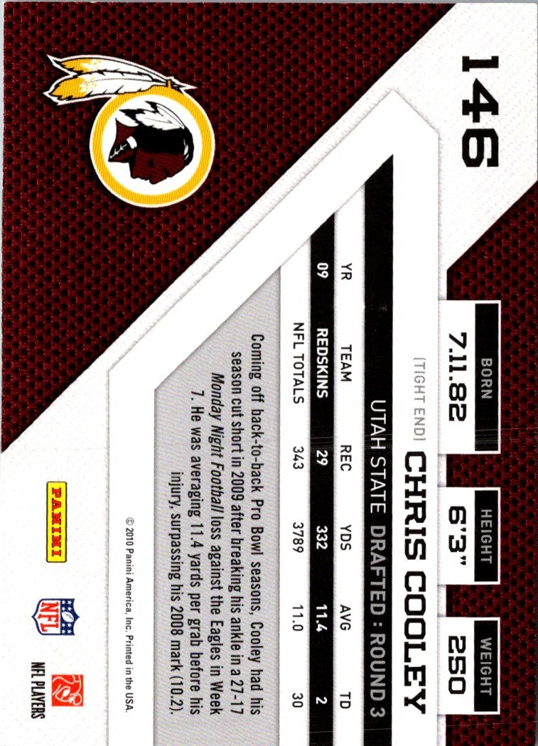 2010 Panini Rookies & Stars Chris Cooley