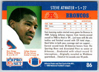 1990 Proset Steve Atwater #86