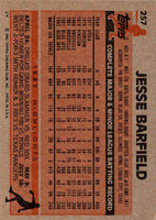 1983 Topps Jesse Barfield #257