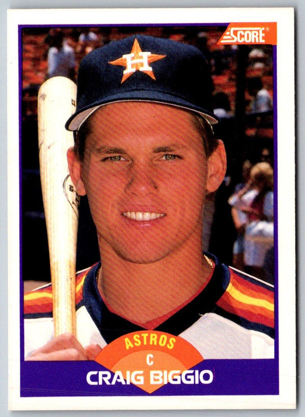 1989 Score Craig Biggio #237 Rookie