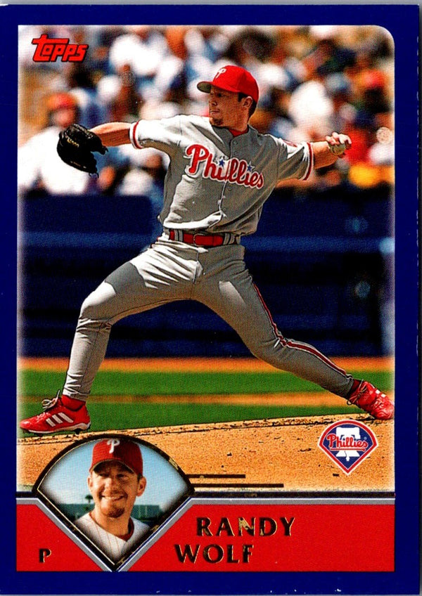 2003 Topps Randy Wolf #76