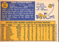 1970 Topps Angel Bravo #283 EX-MT+