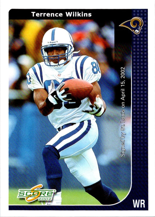 2002 Score Terrence Wilkins #102
