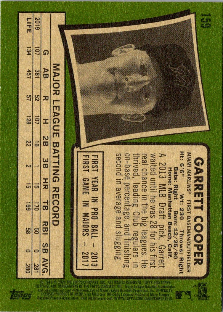 2020 Topps Heritage Garrett Cooper