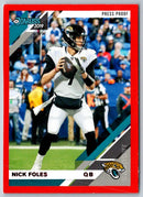 2019 Donruss Blue Press Proof Nick Foles