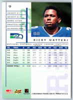 1998 Leaf Rookies And Stars Ricky Watters #9