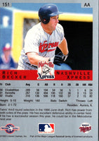 1993 Classic Best Rich Becker #151