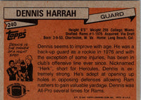 1981 Topps Dennis Harrah #240 NM-MT