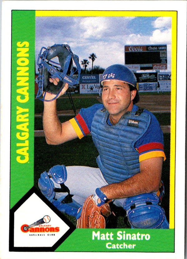 1990 CMC Calgary Cannons Matt Sinatro #13