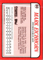 1988 Topps Revco League Leaders Mark Eichhorn #30