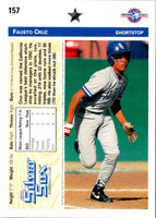 1992 Upper Deck Minors Fausto Cruz #157