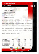 2002 Score Andre Davis