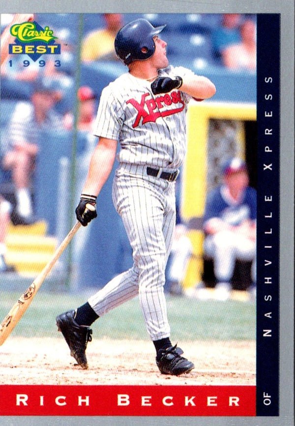 1993 Classic Best Rich Becker #151