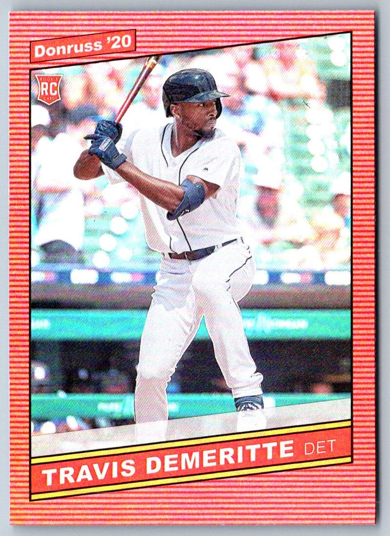 2020 Donruss Holo Orange Travis Demeritte