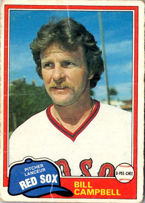 1981 O-Pee-Chee Bill Campbell #256