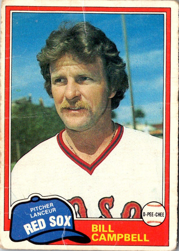 1981 O-Pee-Chee Bill Campbell #256