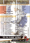 1993 Ultra Checklist 1/5