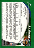 2002 Topps A.J. Feeley #212