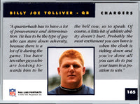 1991 Pro Line Portraits Billy Joe Tolliver #165