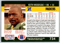 1992 Proset Keith Woodside #734