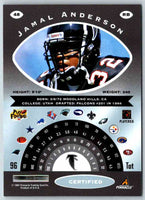 1997 Pinnacle Certified NFL Jamal Anderson #48