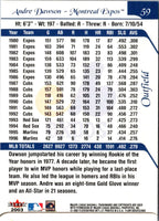 2003 Flair Greats Andre Dawson #59
