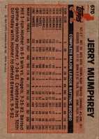 1983 Topps Jerry Mumphrey #670