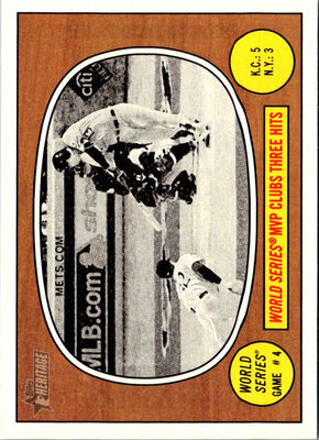 2017 Topps Heritage  World Series Game #3-Briles Cools Off Boston #153