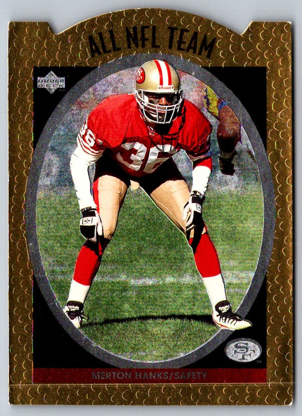 1996 Upper Deck Silver All-NFL Merton Hanks #AN19